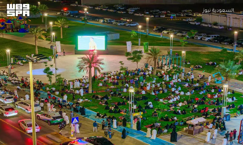 جماهير السعودية تملأ الساحات لمساندة الأخضر بكأس العالم