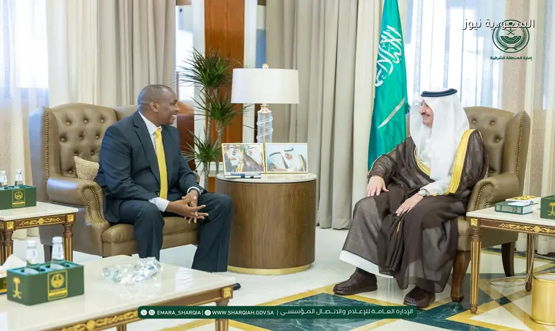 أمير الشرقية والسفير الكيني يبحثان قضايا مشتركة