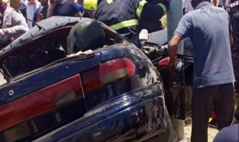 حادث الكرك: وفاة شخص وإصابة 6 بتدهور مركبة على الطريق الملوكي