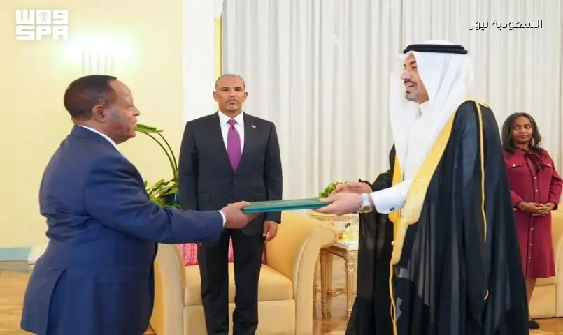السفير الزهراني يقدم أوراق اعتماده للرئيس الإثيوبي تايي سيلاسي