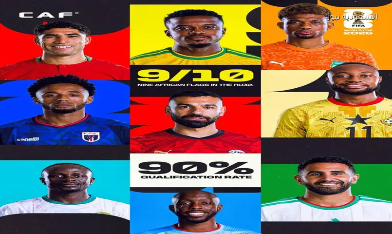 إفريقيا تكسر الأرقام: 9 منتخبات تتأهل لدور الـ32 بكأس العالم 2026