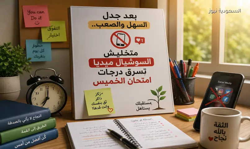 طلاب الثانوية: احمِ تركيزك من السوشيال ميديا بعد الامتحانات