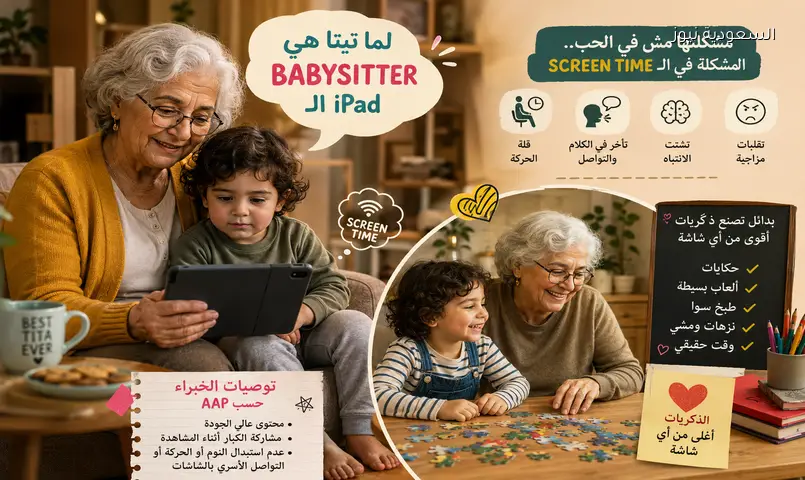 أجهزة الأجداد الذكية: تسلية مؤقتة أم إلهاء يسرق ذكريات الطفولة؟