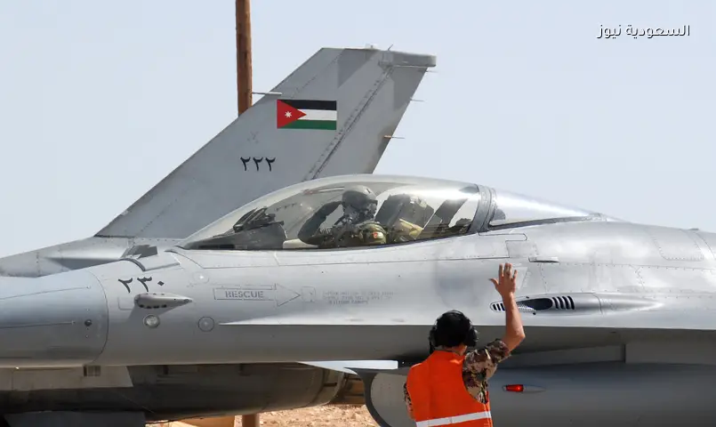 هبوط آمن لطائرة عسكرية أردنية في المفرق بعد عارض فني