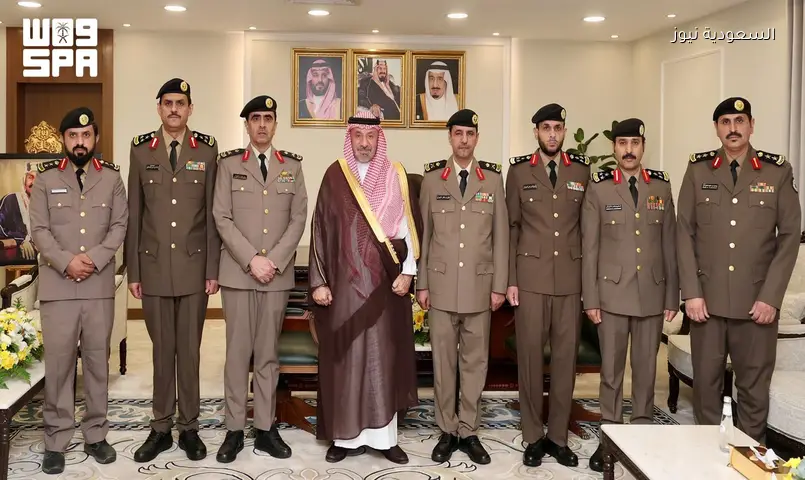 أمير نجران يقلد قيادات أمنية رتبهم الجديدة: دافع لمضاعفة الجهود