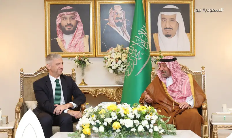 أمير نجران يستقبل السفير القبرصي: مباحثات مشتركة وإشادة بالتنمية السعودية