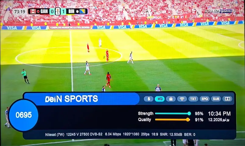 تردد قناة بين سبورت المفتوحة الناقلة لكاس العالم مجانا ونقل 40 لقاء علي نايل سات