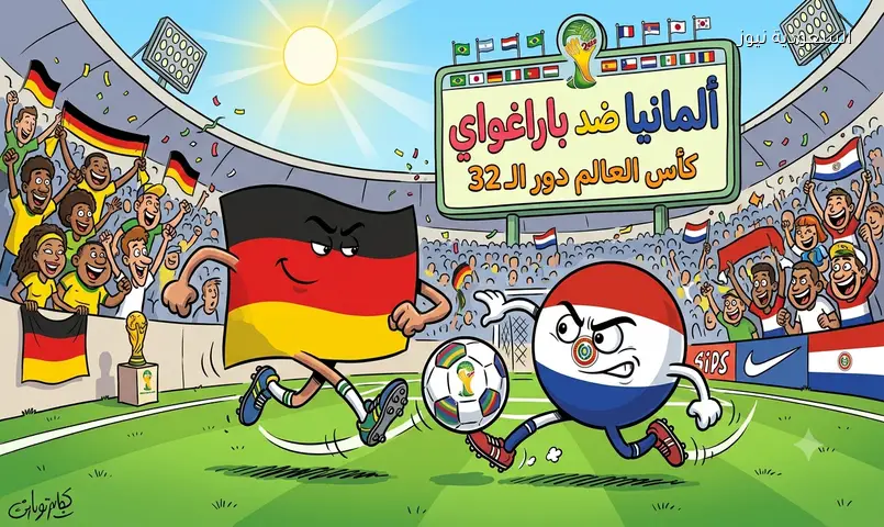 موعد مباراة ألمانيا ضد باراغواي في دور الـ32 بكأس العالم 2026 والقنوات الناقلة والتشكيلة المتوقعة