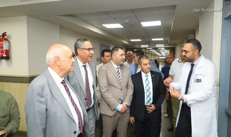 محافظ دمياط يتفقد قافلة طبية مجانية بجامعة حورس لخدمة المحتاجين
