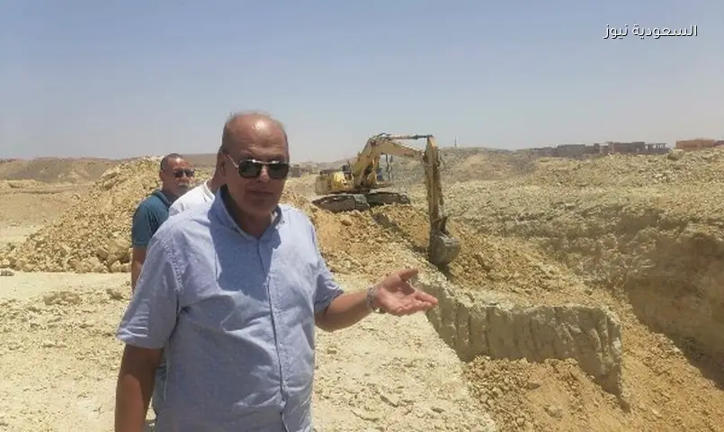 رئيس مرسى علم يشدد على سرعة إنجاز مشروع الصرف الصحي والوحدة المحلية الجديدة