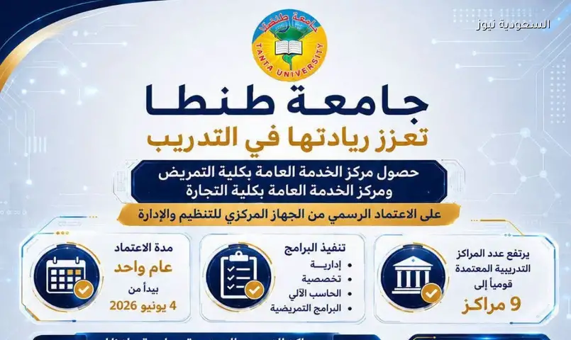 اعتماد مركزي خدمة جديدين بجامعة طنطا يرفع العدد إلى 9