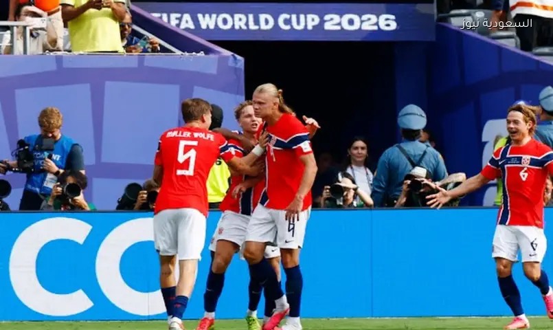 هالاند يسجل ثنائية للنرويج أمام البرازيل في كأس العالم 2026
