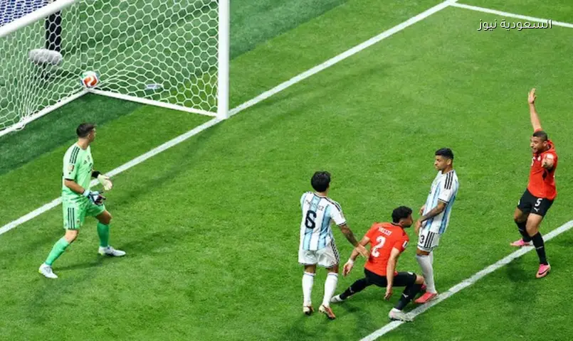 ياسر إبراهيم يسجل لمصر في مرمى الأرجنتين بكأس العالم