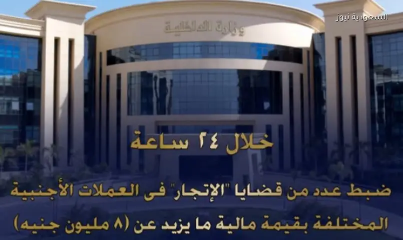 8 ملايين جنيه حصيلة ضربة أمنية لتجار العملة في 24 ساعة