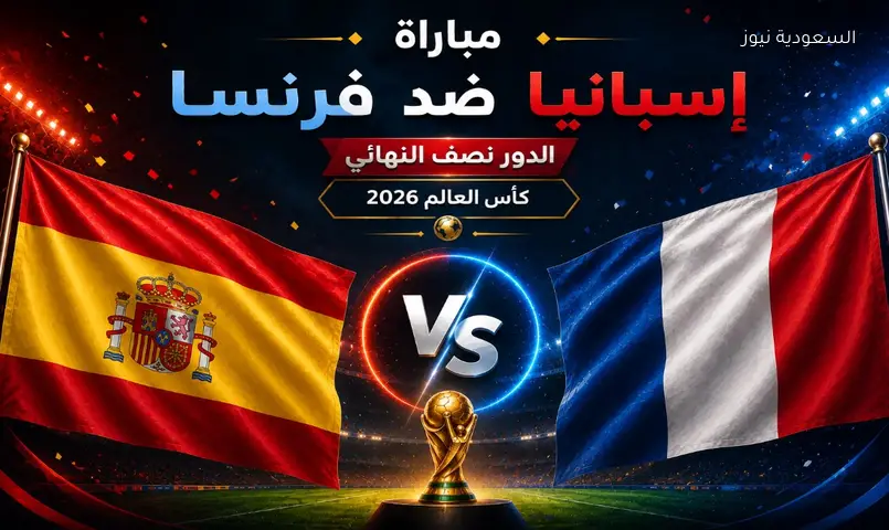نتيجة مباراة فرنسا ضد إسبانيا في ½ نهائي كأس العالم 2026