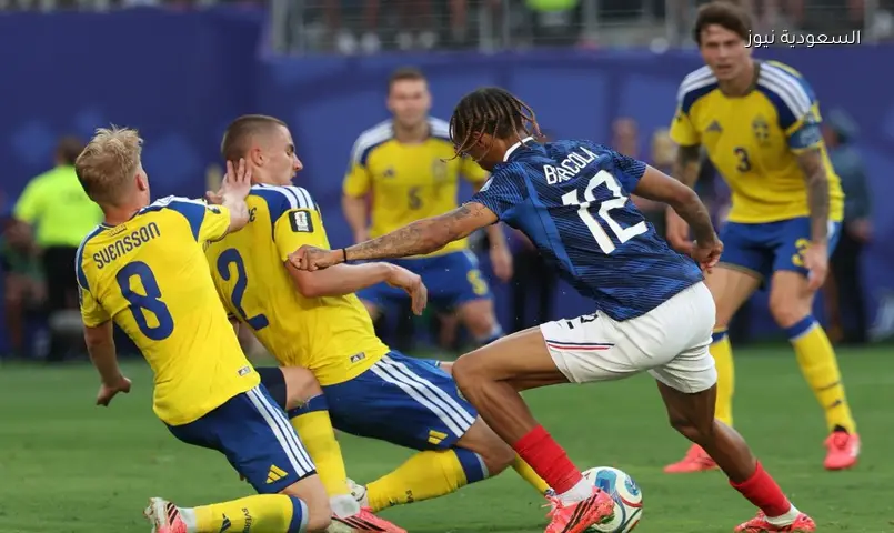 مبابي يقود فرنسا لفوز صريح على السويد 3-0 وتأهل لدور الـ16