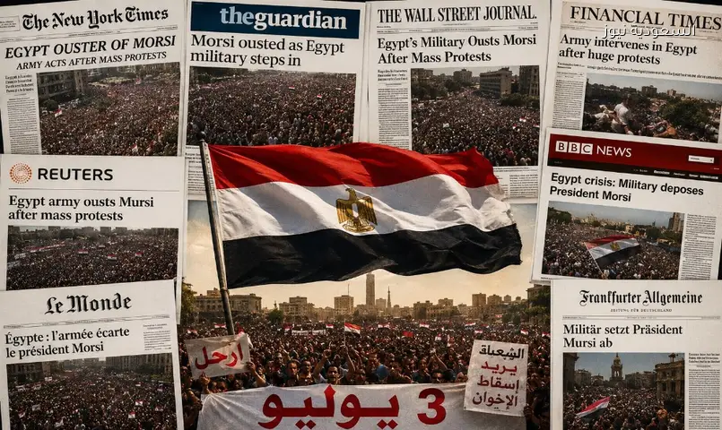3 يوليو في عيون العالم: هكذا تابعت الصحافة الدولية الأحداث المصرية
