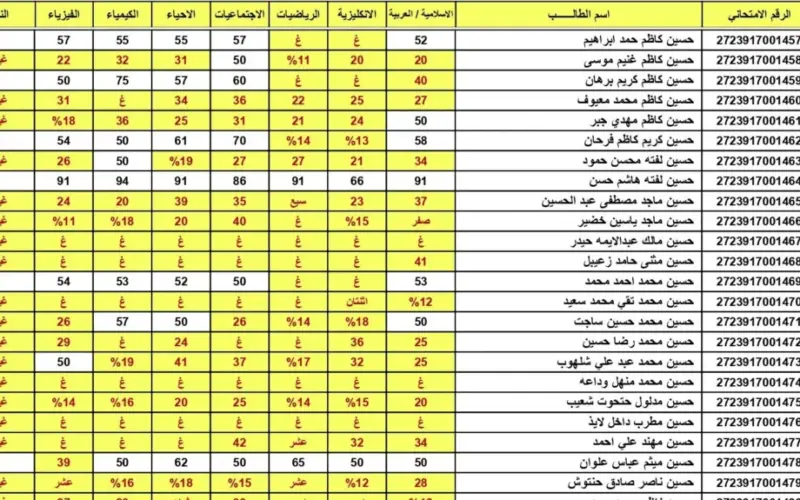 “نتائجنا” نتائج السادس الإعدادي 2023 الدور الثالث عبر موقع وزارة التربية والتعليم العراقي