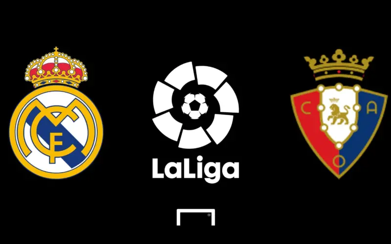 موعد مباراة ريال مدريد وأوساسونا في الدوري الإسباني والقنوات الناقلة