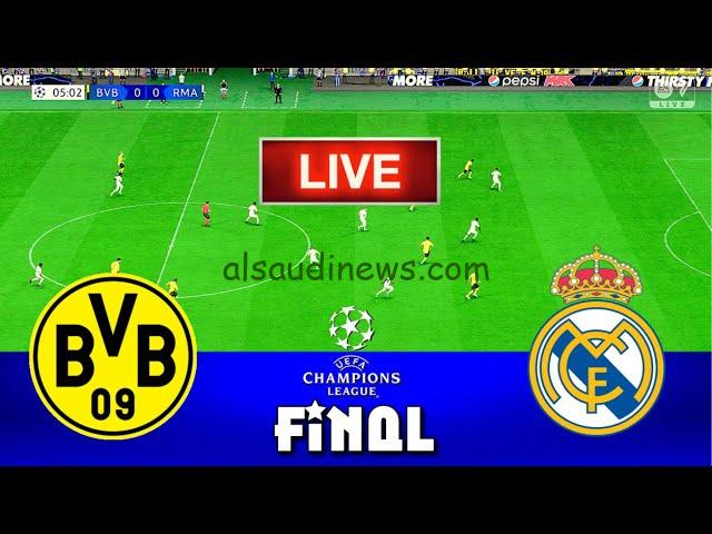 بث مباشر مباراة ريال مدريد وبوروسيا دورتموند اليوم فى نهائى دورى الابطال