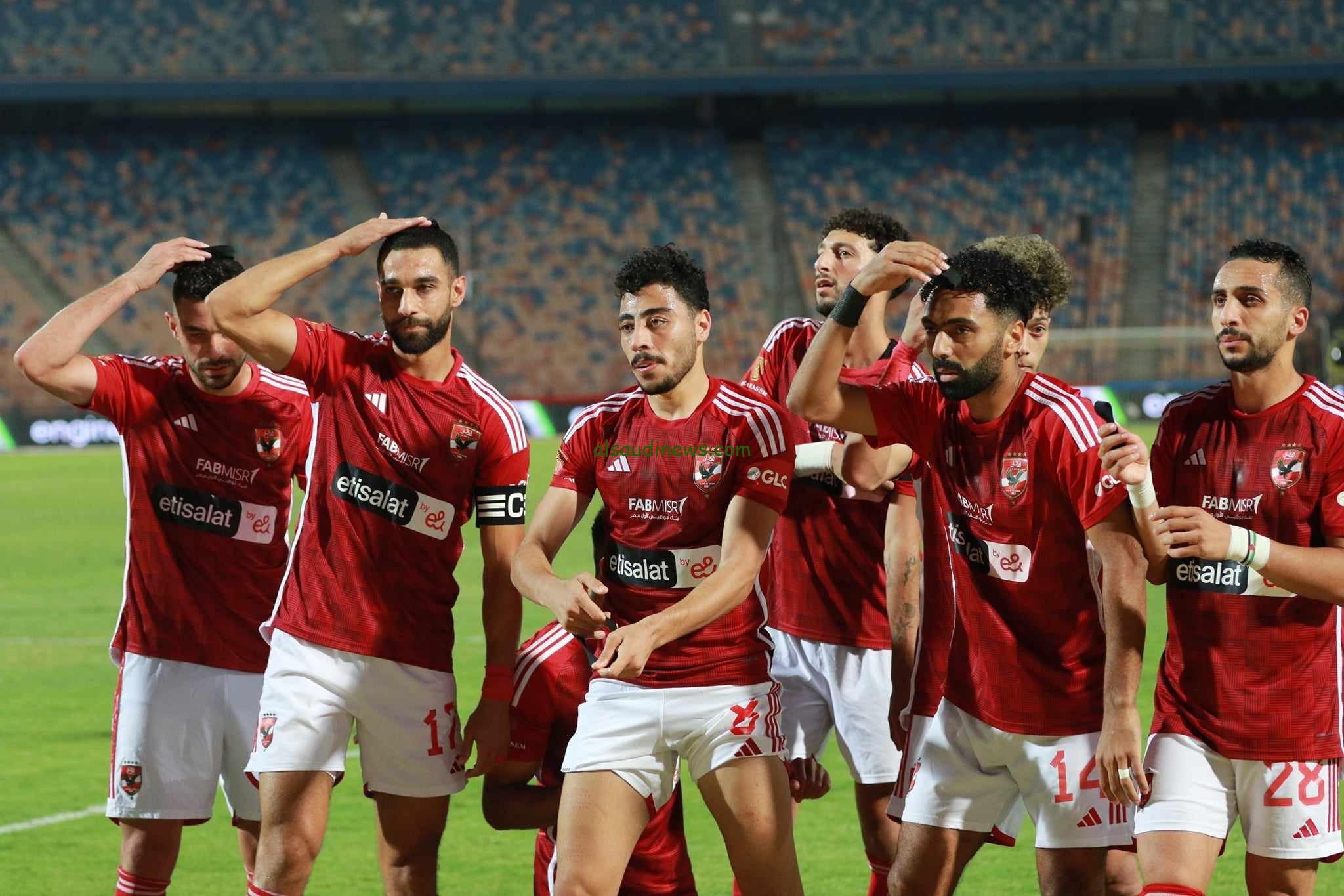 تشكيلة الاهلى امام بيراميدز اليوم