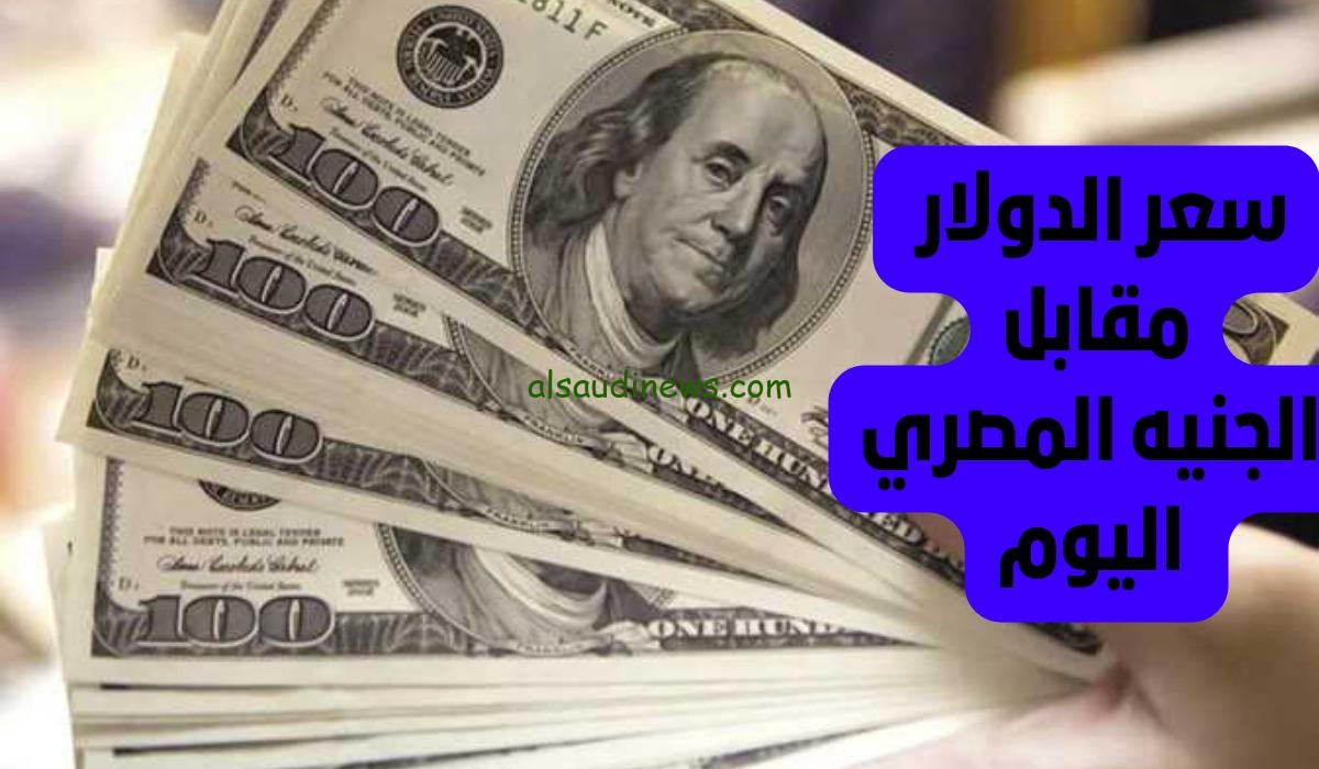 سعر الدولار اليوم مقابل الجنية المحلي المصري
