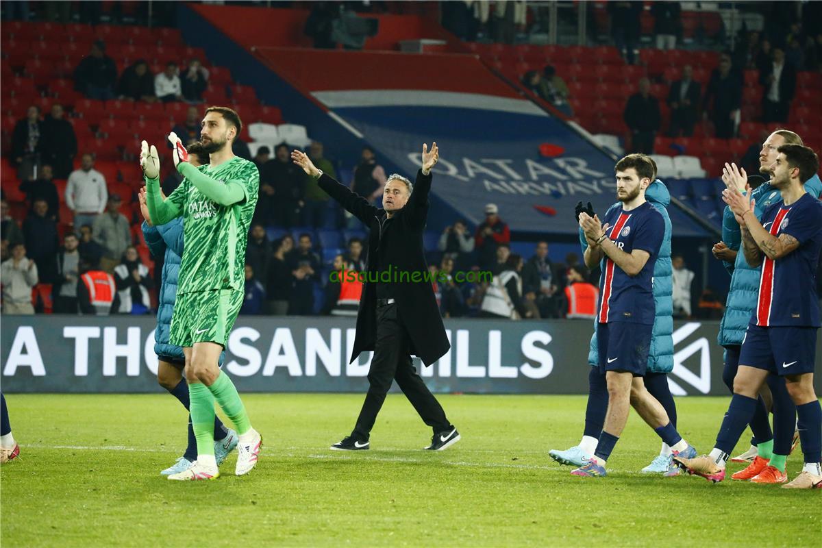 تشكل باريس سان جيرمان لمواجهة آرسنال بدوري الأبطال مع إنريكي القوي