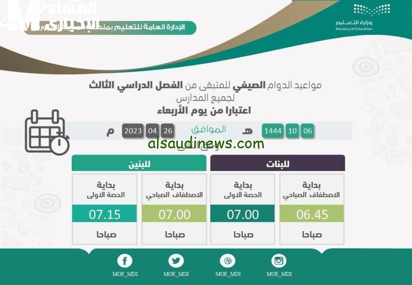استعدوا لصيف مليء بالتعلم مع مواعيد الدوام الصيفي للمدارس في السعودية 1446!