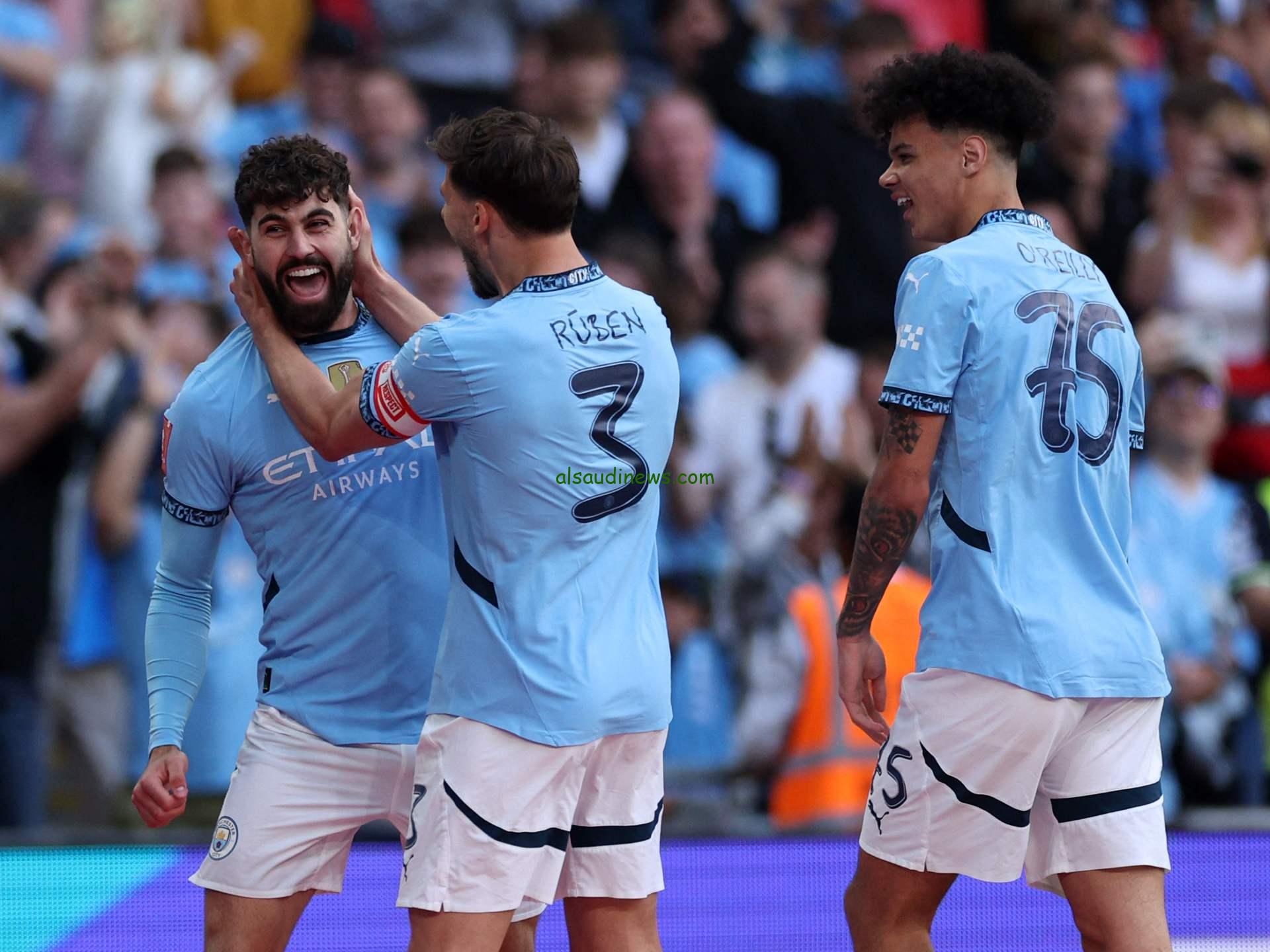مانشستر سيتي يتأهل لنهائي كأس الاتحاد الإنجليزي بعد الفوز على نوتنغهام فورست