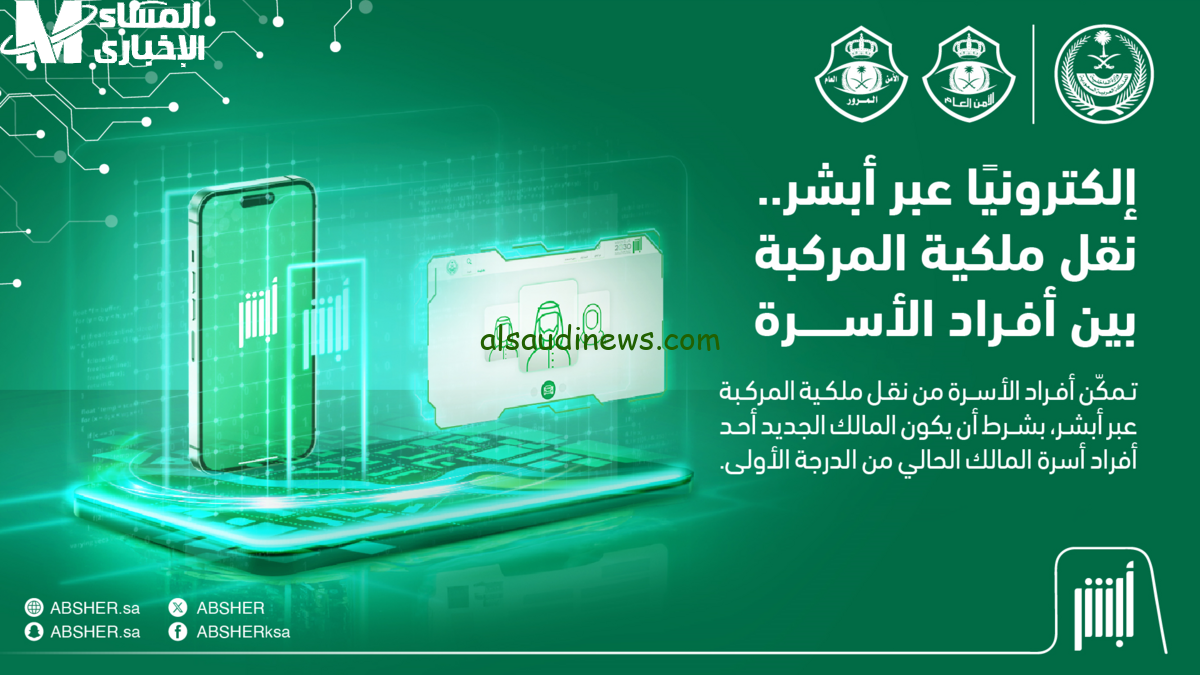 استمتع بنقل ملكية سيارتك بسهولة عبر أبشر دون الحاجة للبيع!