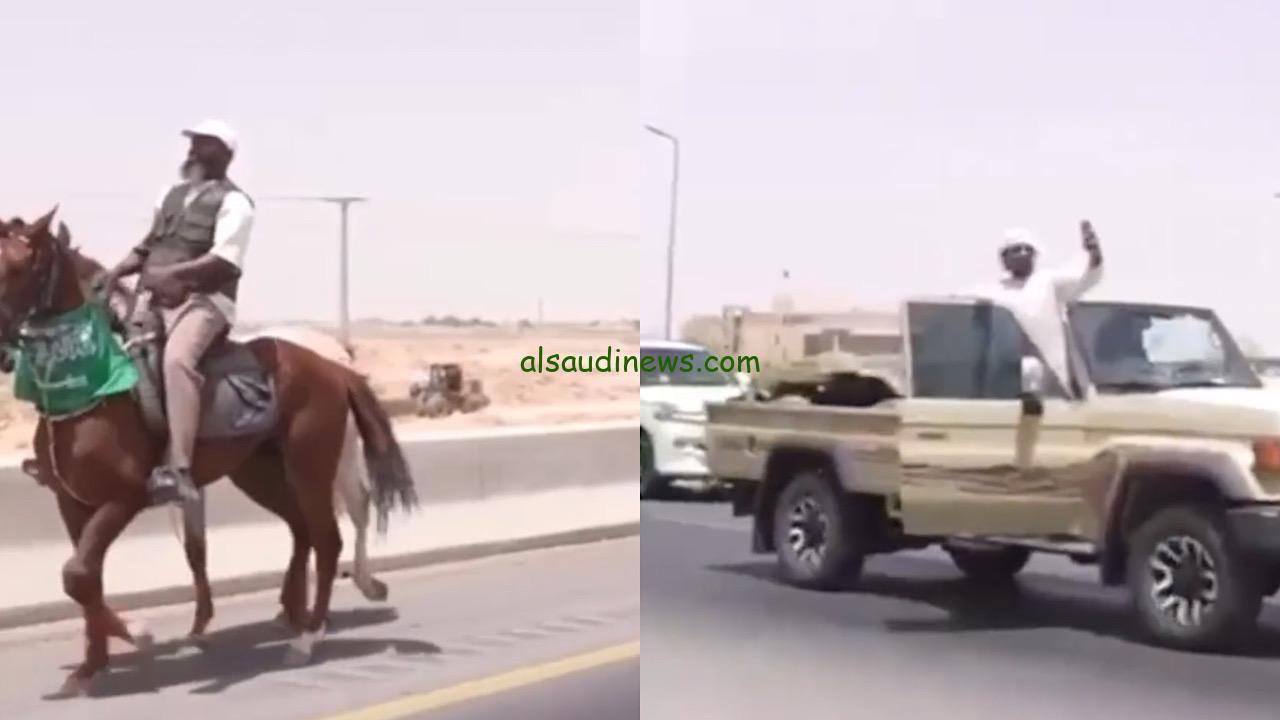 حجاج من إسبانيا يصلون للمملكة على ظهور الخيل لأداء مناسك الحج