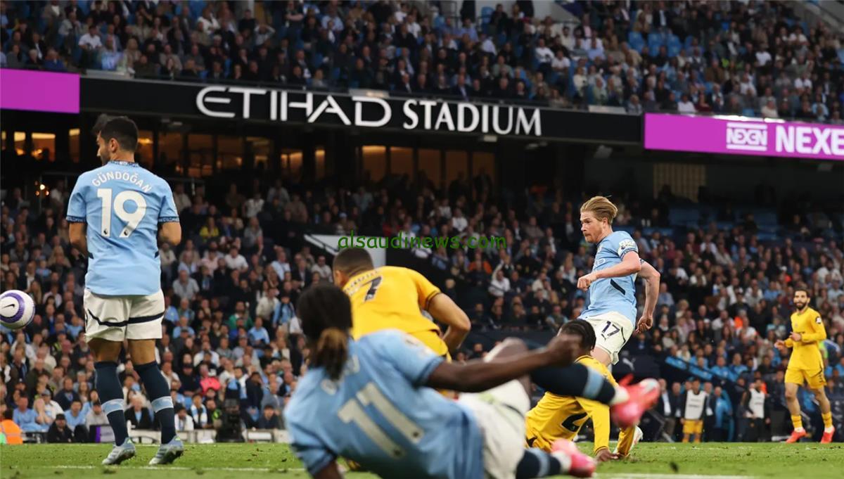 أفضل لاعب في مباراة مانشستر سيتي وولفرهامبتون بالدوري الإنجليزي