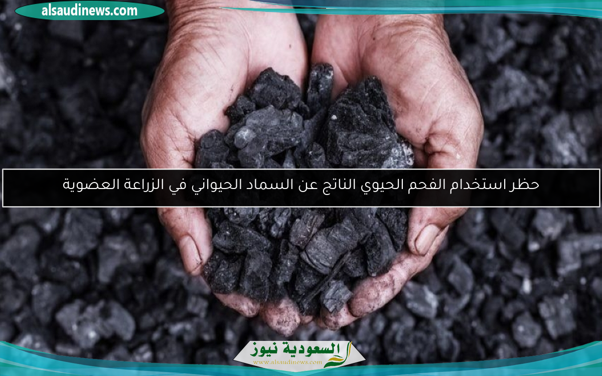 حظر استخدام الفحم الحيوي الناتج عن السماد الحيواني في الزراعة العضوية