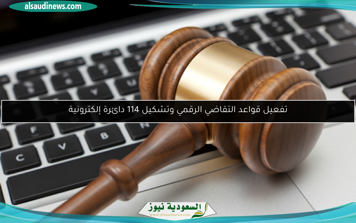 تفعيل قواعد التقاضي الرقمي وتشكيل 114 دائرة إلكترونية