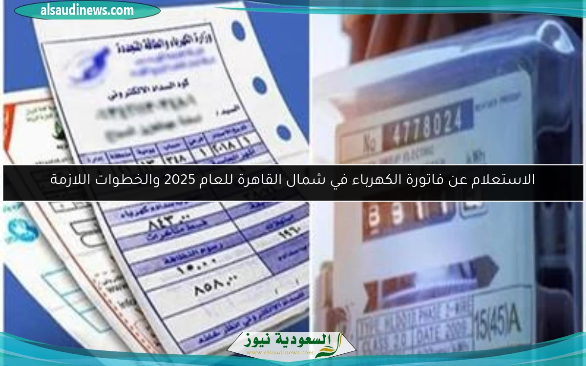 الاستعلام عن فاتورة الكهرباء في شمال القاهرة للعام 2025 والخطوات اللازمة