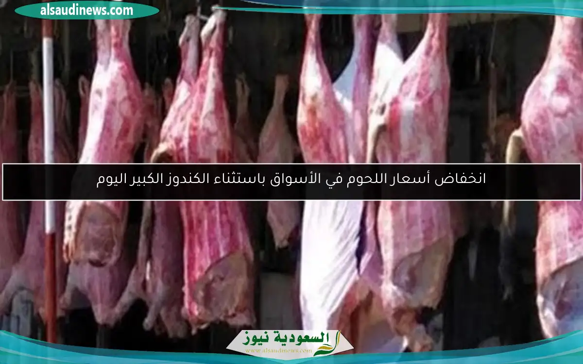 انخفاض أسعار اللحوم في الأسواق باستثناء الكندوز الكبير اليوم
