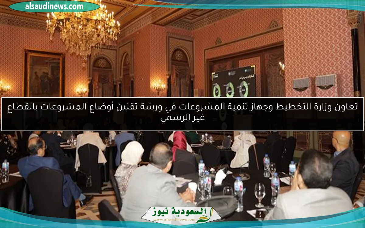 تعاون وزارة التخطيط وجهاز تنمية المشروعات في ورشة تقنين أوضاع المشروعات بالقطاع غير الرسمي