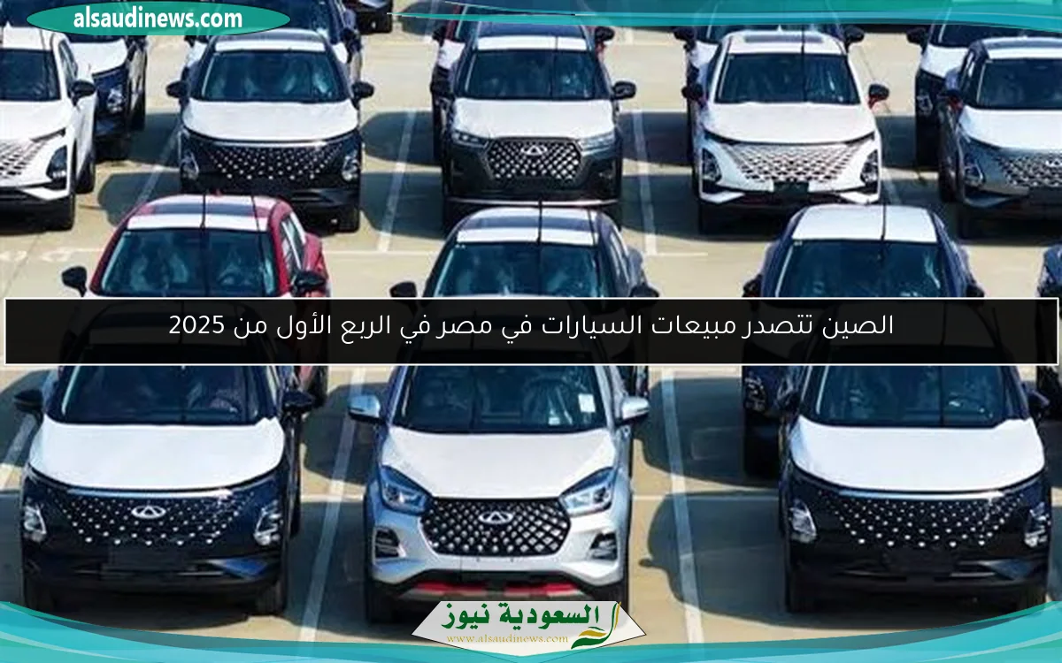الصين تتصدر مبيعات السيارات في مصر في الربع الأول من 2025
