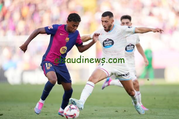 حكم مباراة برشلونة وبلد الوليد في الدوري الإسباني