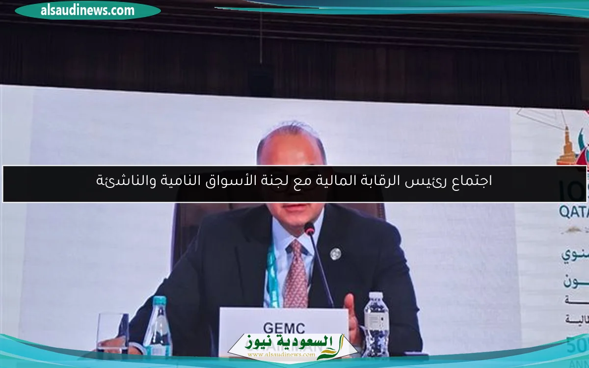 اجتماع رئيس الرقابة المالية مع لجنة الأسواق النامية والناشئة