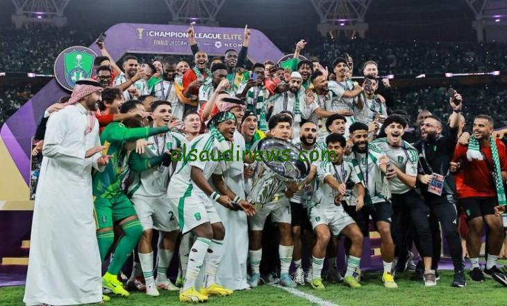 الأهلي السعودي يحقق أرقاماً قياسية في ليلة تتويجه بالنخبة الآسيوية