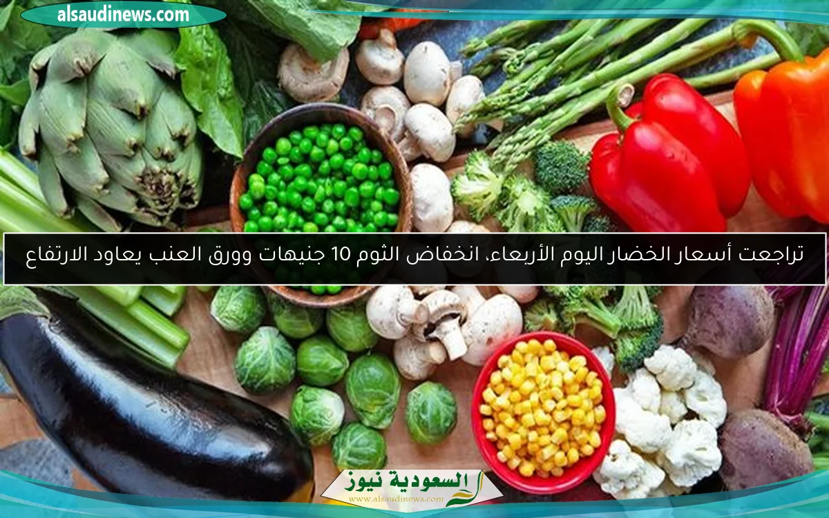 تراجعت أسعار الخضار اليوم الأربعاء، انخفاض الثوم 10 جنيهات وورق العنب يعاود الارتفاع