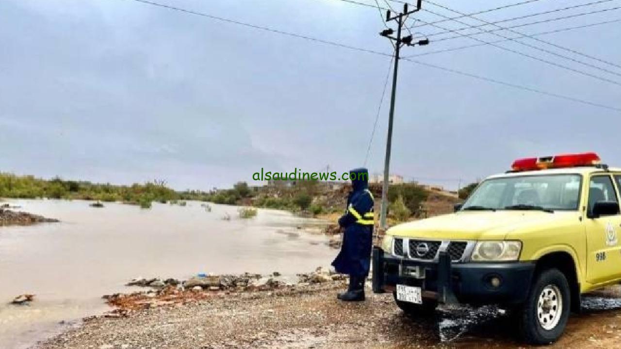 هطول أمطار رعدية على معظم المملكة حتى الثلاثاء، الدفاع المدني يحذر المواطنين