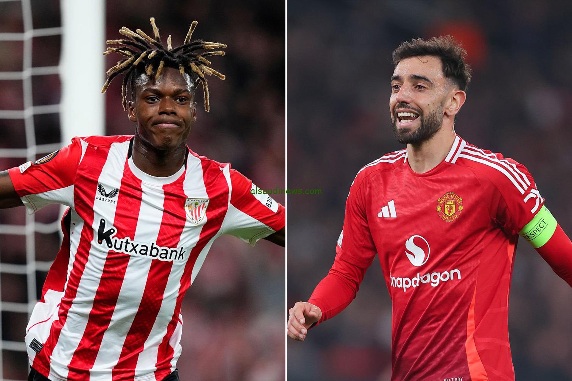 بيلباو يواجه مانشستر يونايتد في نصف نهائي الدوري الأوروبي تفاصيل المباراة والقنوات