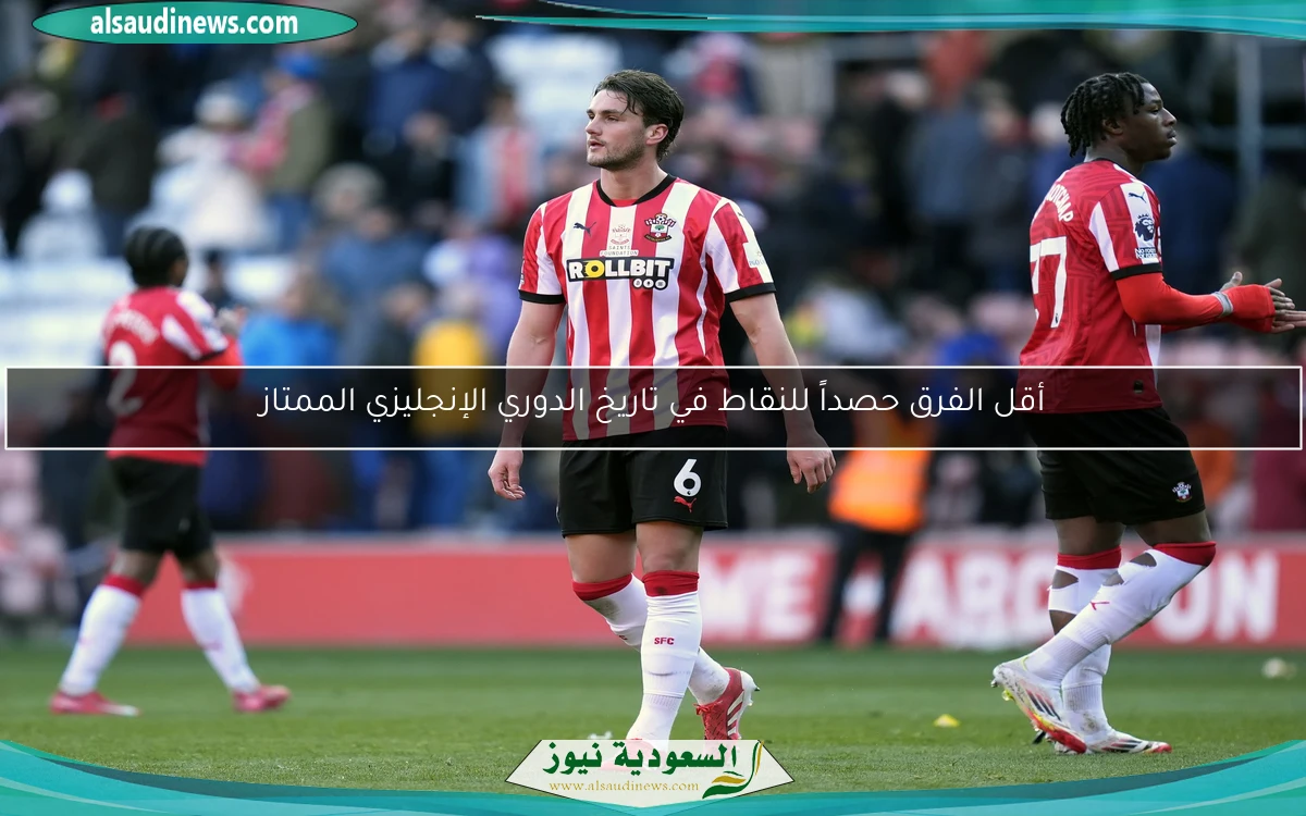 أقل الفرق حصداً للنقاط في تاريخ الدوري الإنجليزي الممتاز