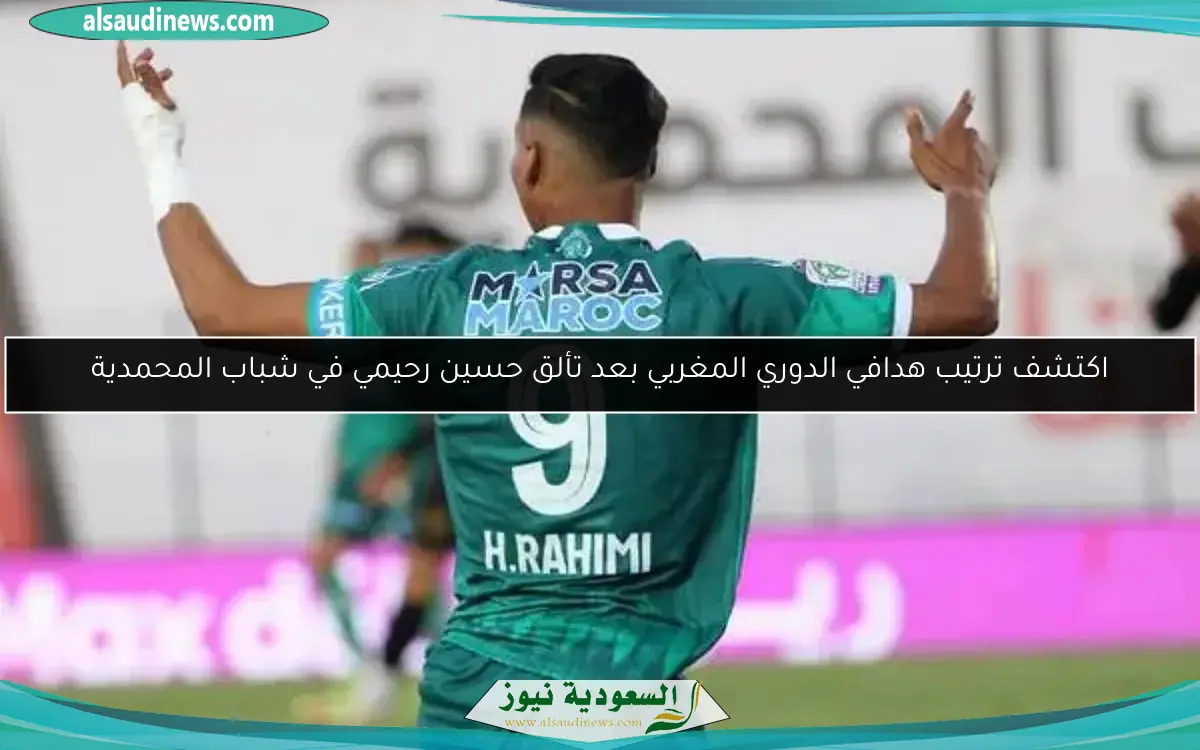 اكتشف ترتيب هدافي الدوري المغربي بعد تألق حسين رحيمي في شباب المحمدية