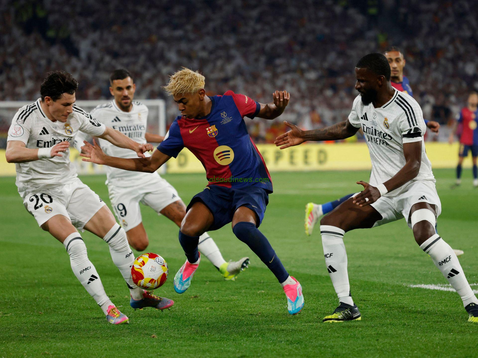 مباريات برشلونة وريال مدريد تحدد مصير لقب الدوري الإسباني