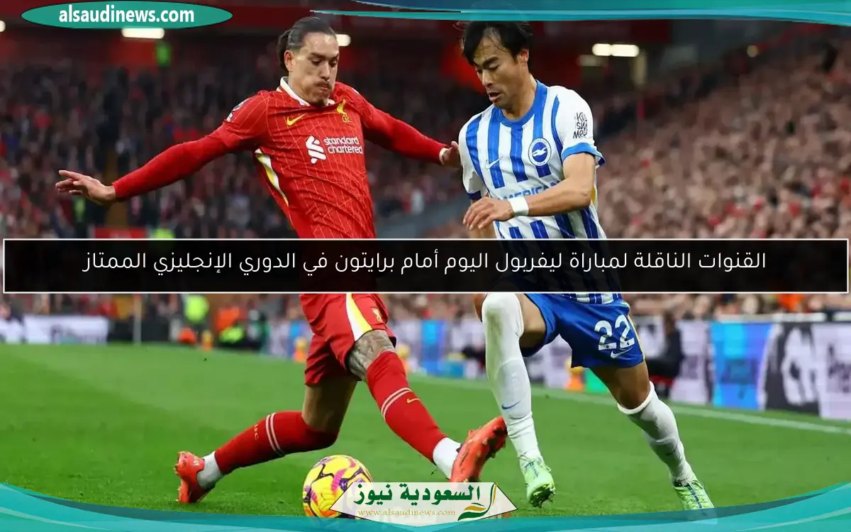 القنوات الناقلة لمباراة ليفربول اليوم أمام برايتون في الدوري الإنجليزي الممتاز