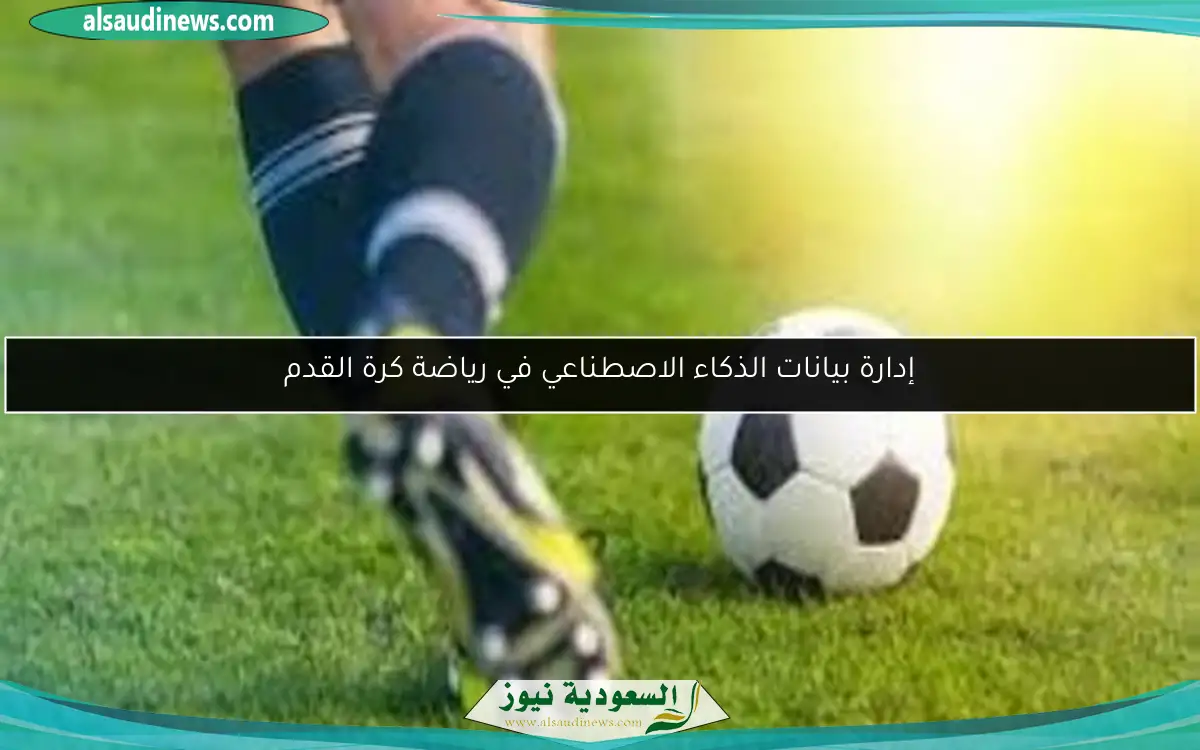 إدارة بيانات الذكاء الاصطناعي في رياضة كرة القدم