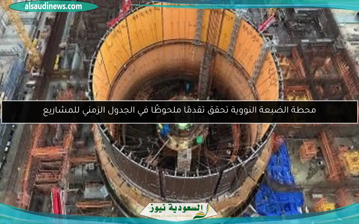 محطة الضبعة النووية تحقق تقدمًا ملحوظًا في الجدول الزمني للمشاريع